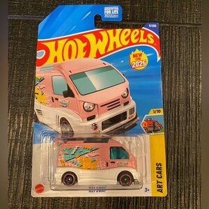Mattel Hot Wheels Pink Kei Swap Art Car